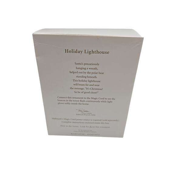 Hallmark 2012 Keepsake Ornaments Holiday Lighthouse 1st in series - Picture 2 of 4